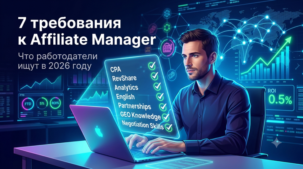 7 требований к Affiliate Manager в iGaming в 2026 году