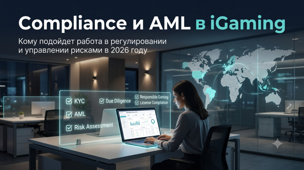 Compliance и AML в iGaming в 2026 году: кому подойдет работа в регулировании и управлении рисками